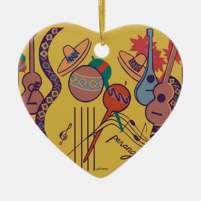 Parang Parang! Julgransprydnad Keramik (Framsidan)