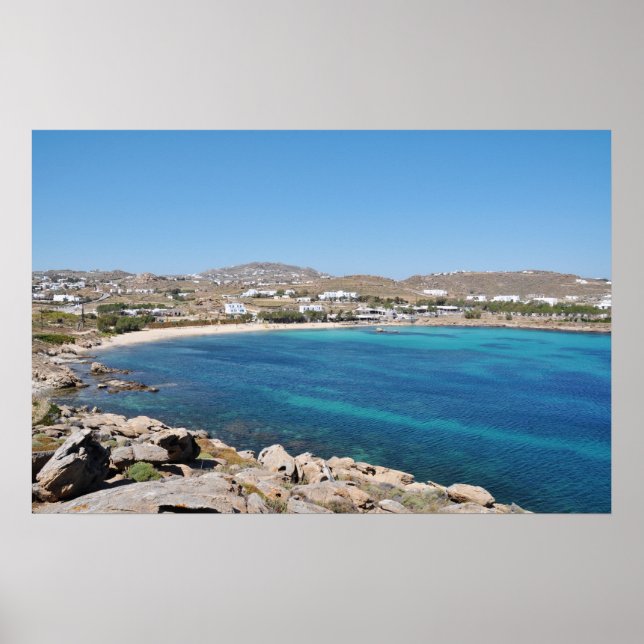 Paranga Beach - Mykonos - Poster (Framsidan)