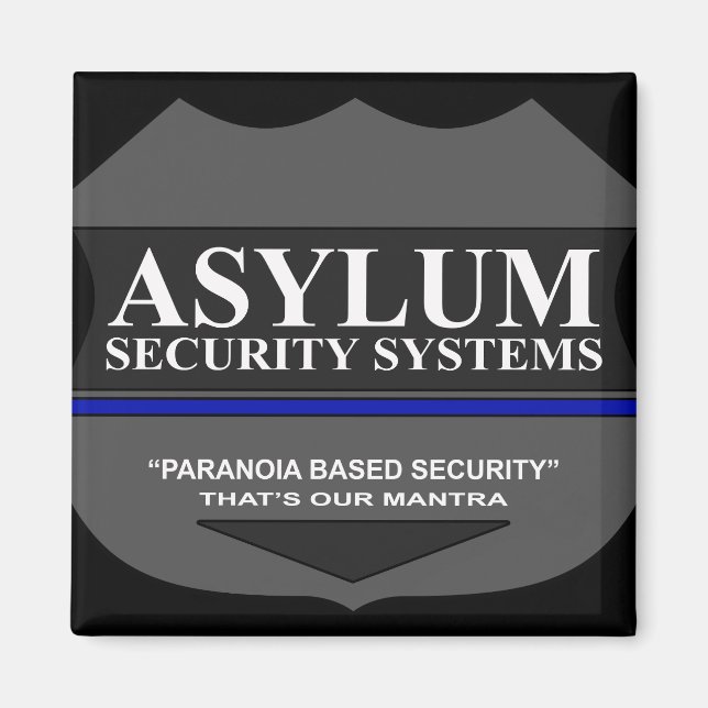 Paranoiabaserad säkerhet magnet (Framsidan)
