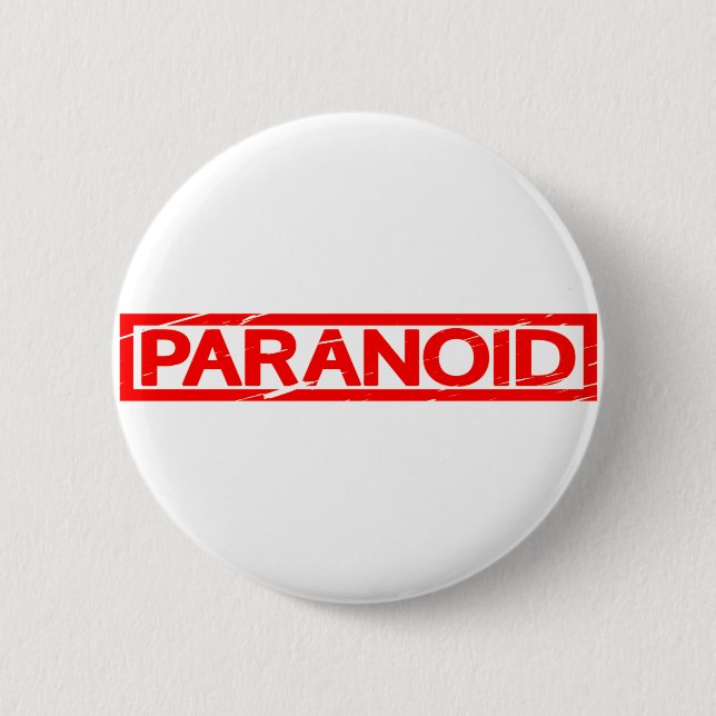 Paranoid Frimärke Knapp (Framsida)