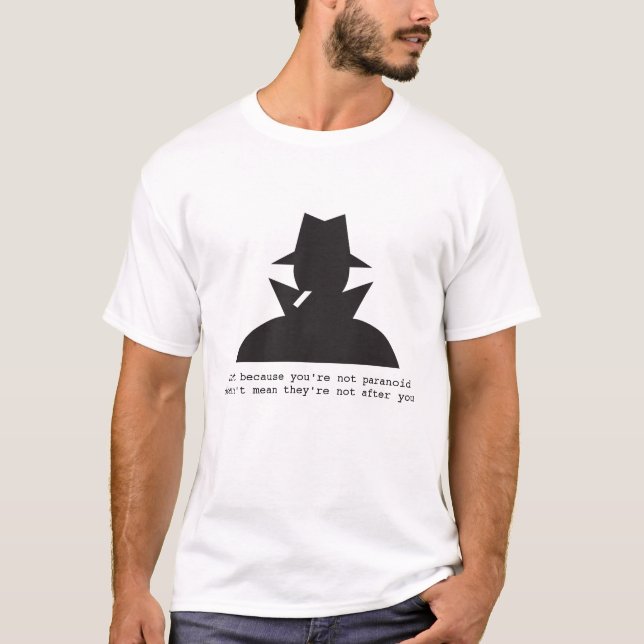 Paranoid Tee Shirt (Framsida)