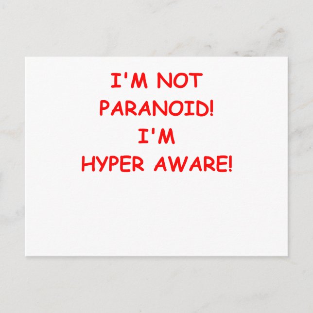 paranoid vykort (Framsida)