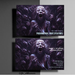 Paranorala utredare Ghost Dimension Visitkort