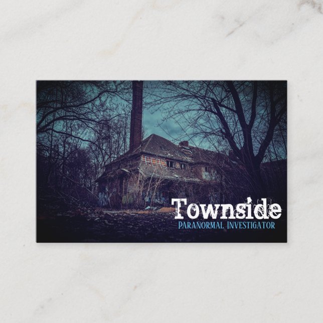 Paranoralt Affärskort för undersökning Visitkort (Framsida)