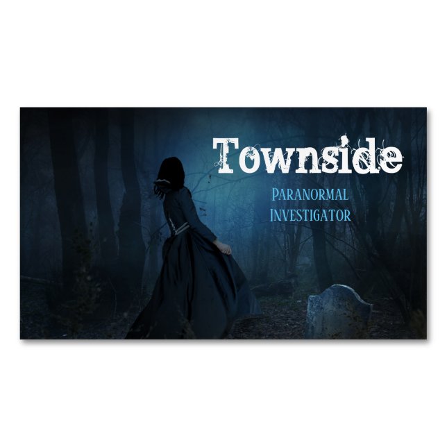 Paranoralt Investigator Affärskort Magnet (Framsida)