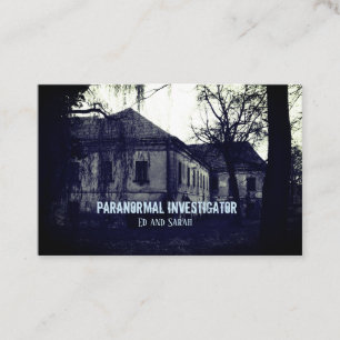 Paranoralt prövarens Affärskort Visitkort