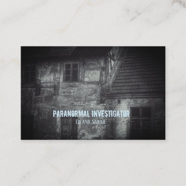 Paranoralt undersökt Affärskort Visitkort (Framsida)