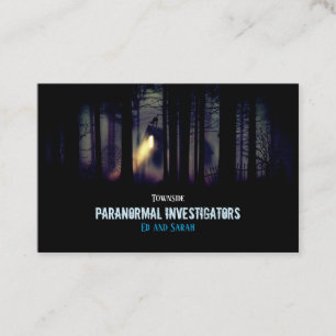 Paranoralt utredare, avbrutet kabin visitkort