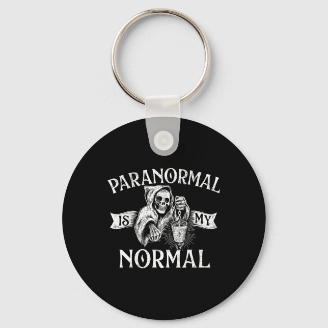 Paranormal är min normala - Phantom Ghost Hunting  Nyckelring (Framsida)