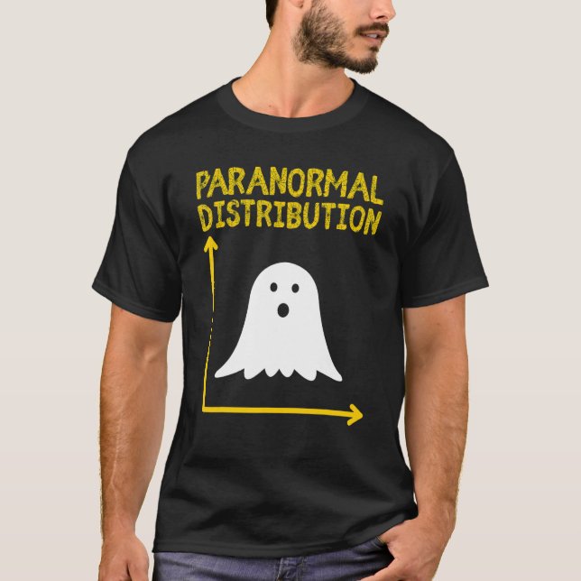 Paranormal Distribution Halloween School Psycholo T Shirt (Framsida)