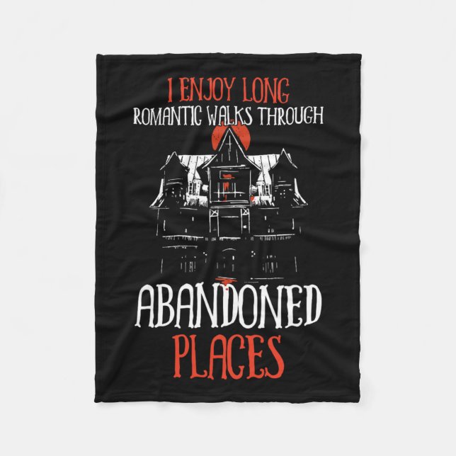 Paranormal Evp Hunting Ghost Hunter Äventyr Fleecefilt (Framsidan)