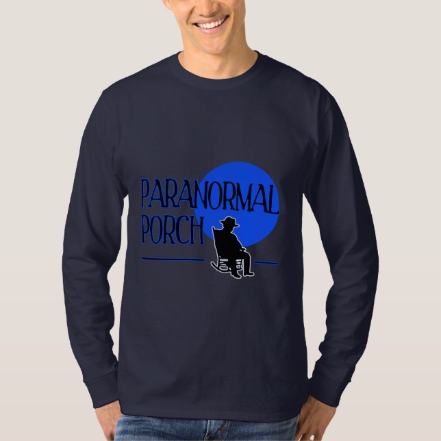 Paranormal farstubroskjorta med officiell logo tee shirt (Framsida)