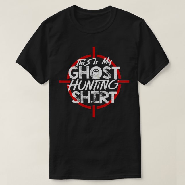 Paranormal Ghost Äventyr För manar Ghost T Shirt (Design framsida)