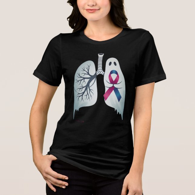 Paranormal Happy Lungs Project Fundraiser Shirt T Shirt (Framsida)