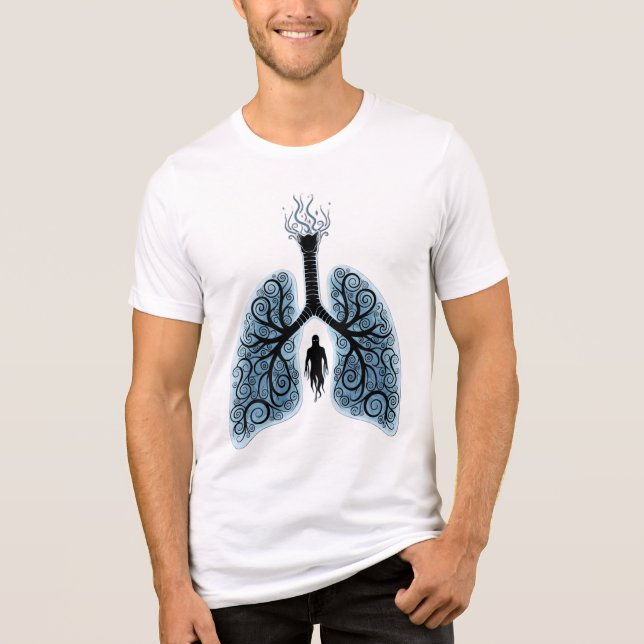 Paranormal Happy Lungs Project Fundraiser Shirt v2 T Shirt (Framsida)