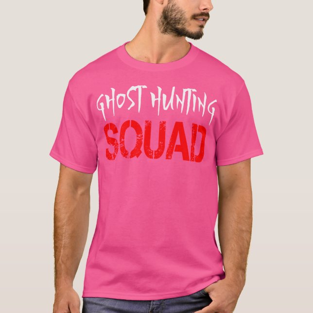 Paranormal Investigation Ghost Älskare Ghost Hunti T Shirt (Framsida)
