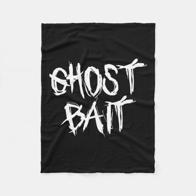 Paranormal Investigation Ghost Byit Haunted Ghost Fleecefilt (Framsidan)