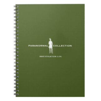 Paranormal Investigation Log Notebook Anteckningsbok