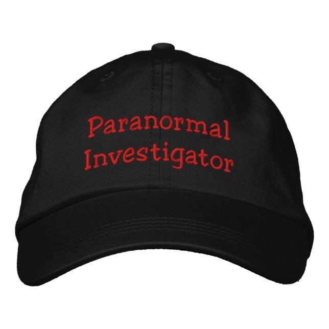 Paranormal Investigator Broderad Keps (Framsida)
