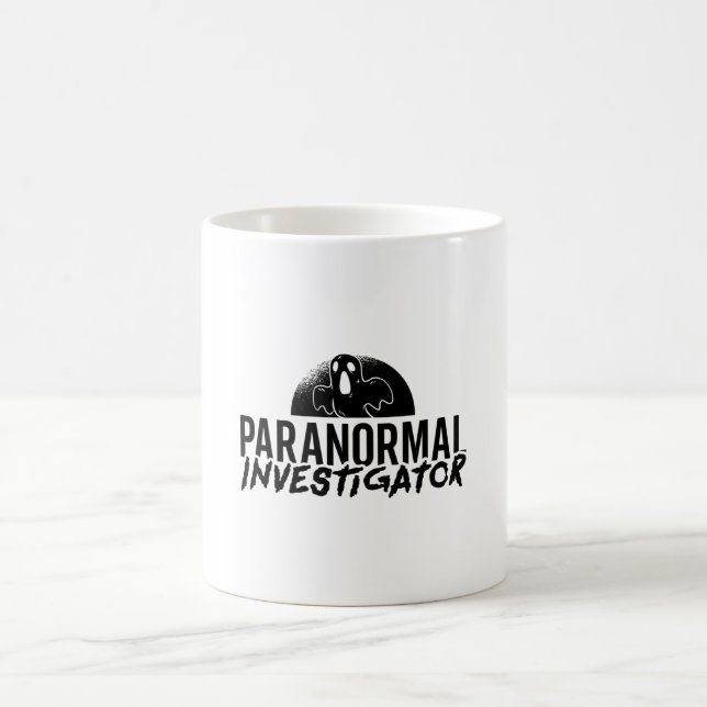 Paranormal Investigator Ghost Hunter Ghost Hunting Kaffemugg (Center)