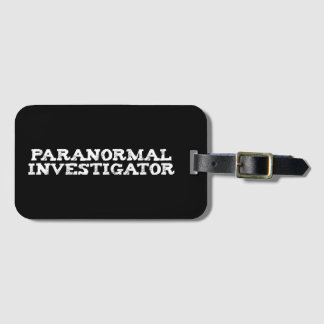 Paranormal Investigator Ghost Hunting Bagagebricka