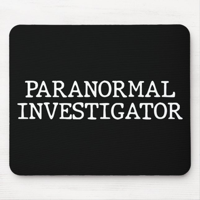 Paranormal Investigator Ghost Hunting EVP Musmatta (Framsidan)