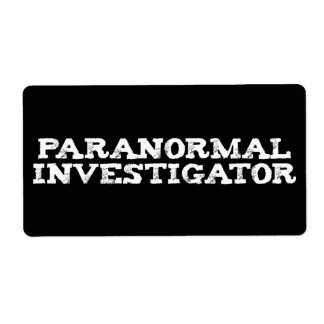 Paranormal Investigator Ghost Hunting Fraktsedel