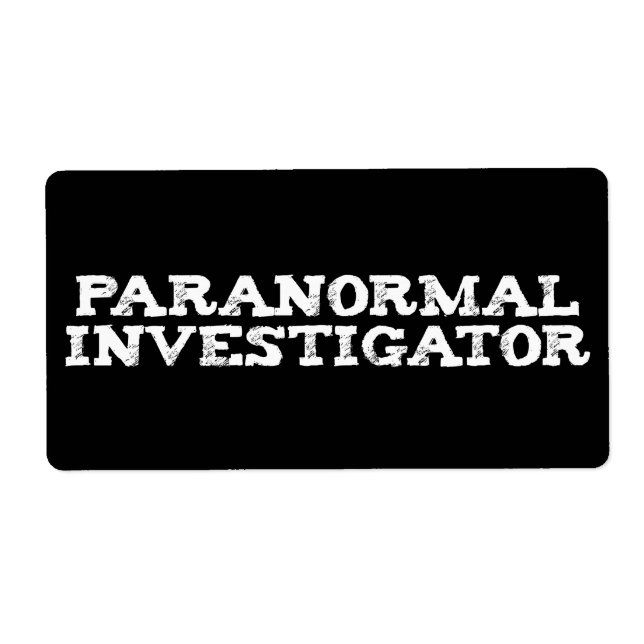 Paranormal Investigator Ghost Hunting Fraktsedel (Framsidan)