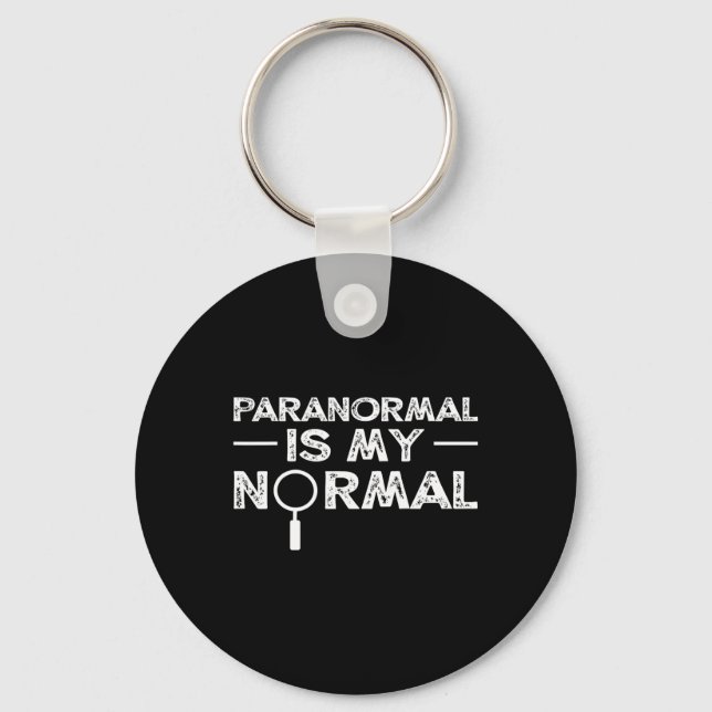 Paranormal Investigator Ghost Hunting Funny Gift Nyckelring (Framsida)