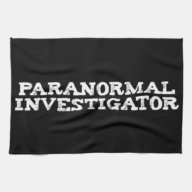 Paranormal Investigator Ghost Hunting Kökshandduk (Horisontell)