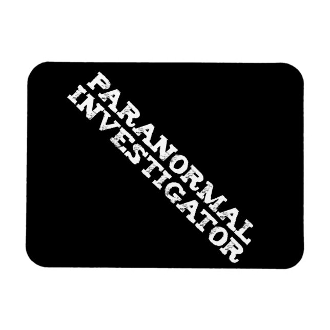 Paranormal Investigator Ghost Hunting Magnet (Horisontell)