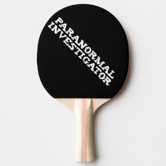 Paranormal Investigator Ghost Hunting Pingisracket