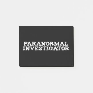 Paranormal Investigator Ghost Hunting Post-it Block