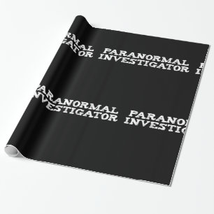Paranormal Investigator Ghost Hunting Presentpapper