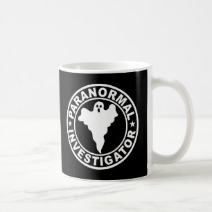 Paranormal jägare för utredarelogotypspöke kaffemugg