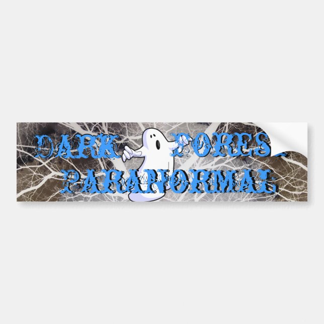 Paranormal mörk skog bildekal (Framsidan)
