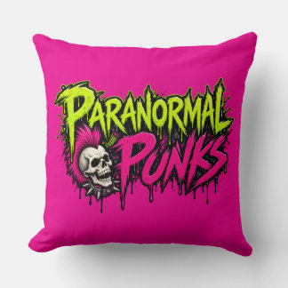 Paranormal Punks Kastkudde - Rosa Kudde