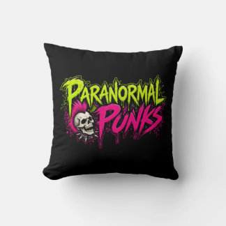Paranormal Punks Kastkudde - Svart Kudde