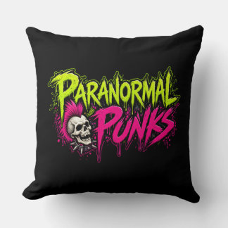 Paranormal Punks Kastkudde - Svart Kudde