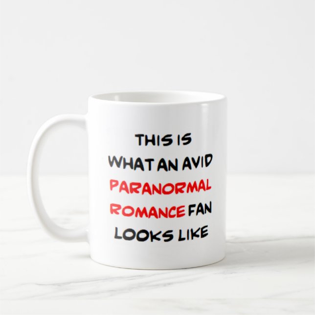 paranormal romance-fan, ivrig kaffemugg (Vänster)