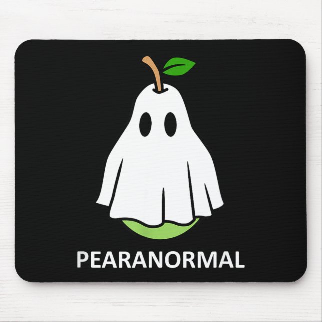 Paranormal Söt Spökpäron Halloween-kostym Musmatta (Framsidan)