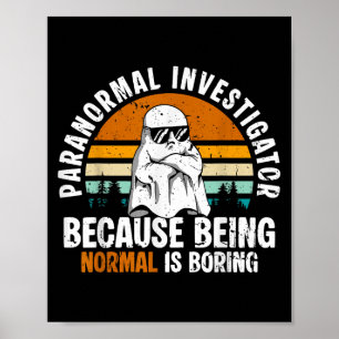 Paranormal utforskare eftersom att vara normal är  poster