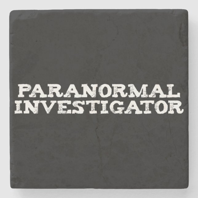 Paranormal utredare Ghost Hunting Stenunderlägg (Framsidan)