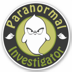 Paranormal utredare klistermärken