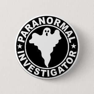 Paranormal utredarelogotypHalloween dräkt Knapp