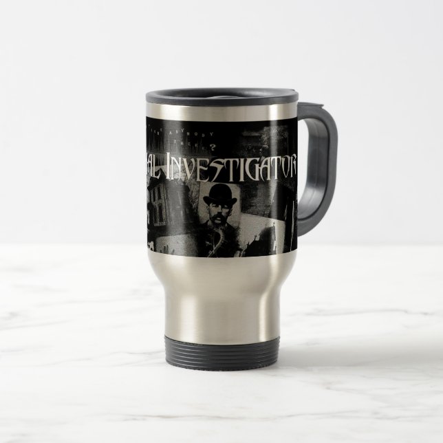Paranormal utredaretravel mug resemugg (Framsida höger)