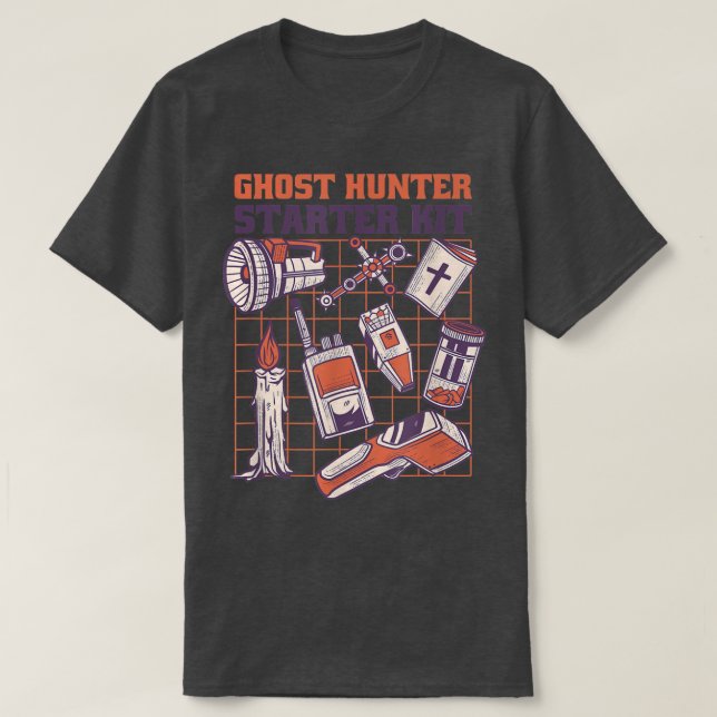 Paranormala ghosthunterredskap för kupéer t shirt (Design framsida)