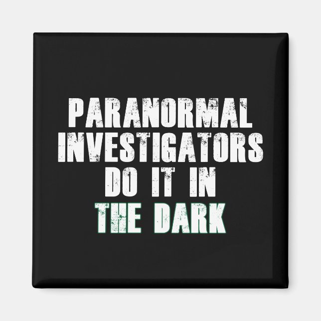 Paranormala utredare Humor (vit) Magnet (Framsidan)