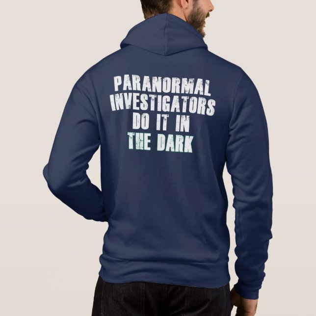 Paranormala utredare Humor (vit) T Shirt (Baksida)