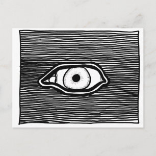 ParanormalPrints vykort 'allvetande Eye